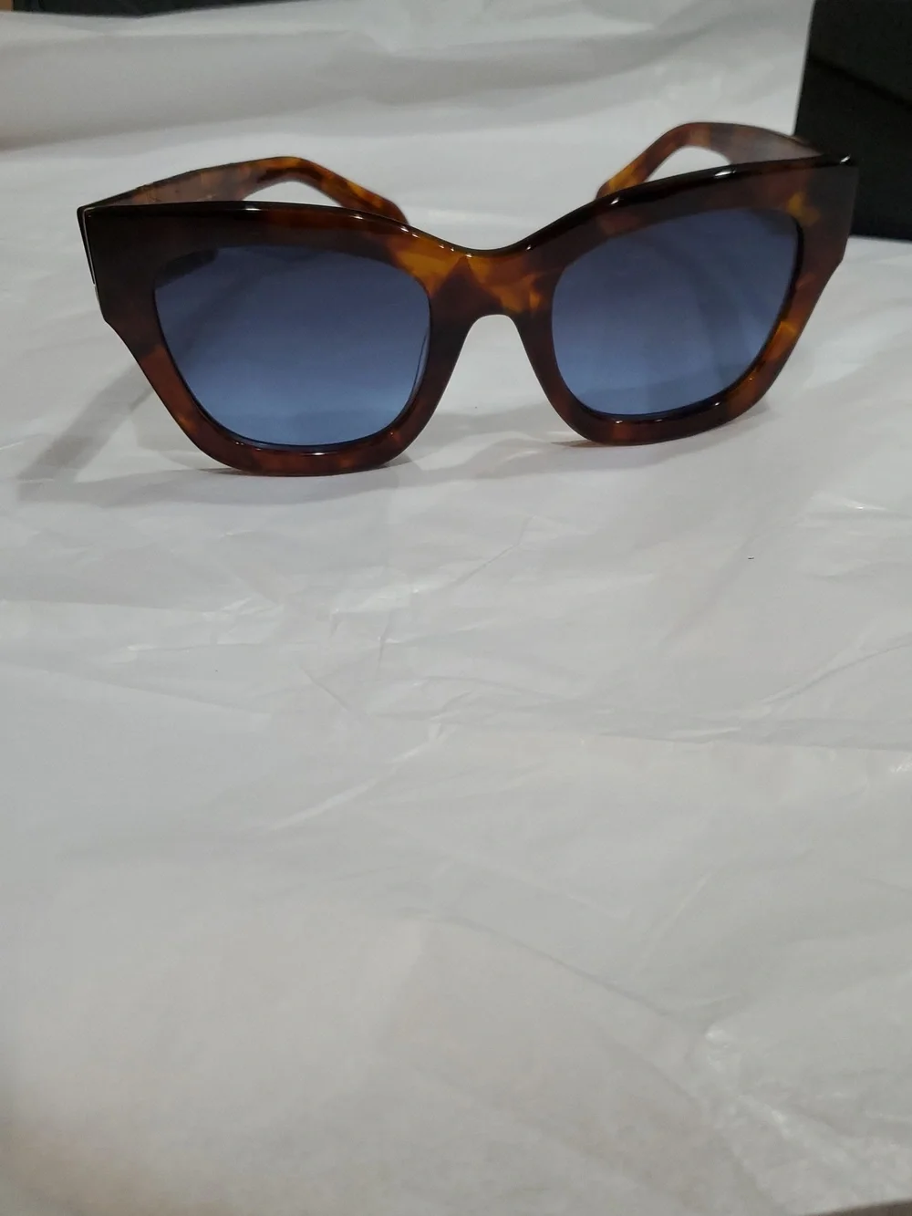 Quay Australia By The Way brown tortoiseshell fade lenses Oversized Sunglasses